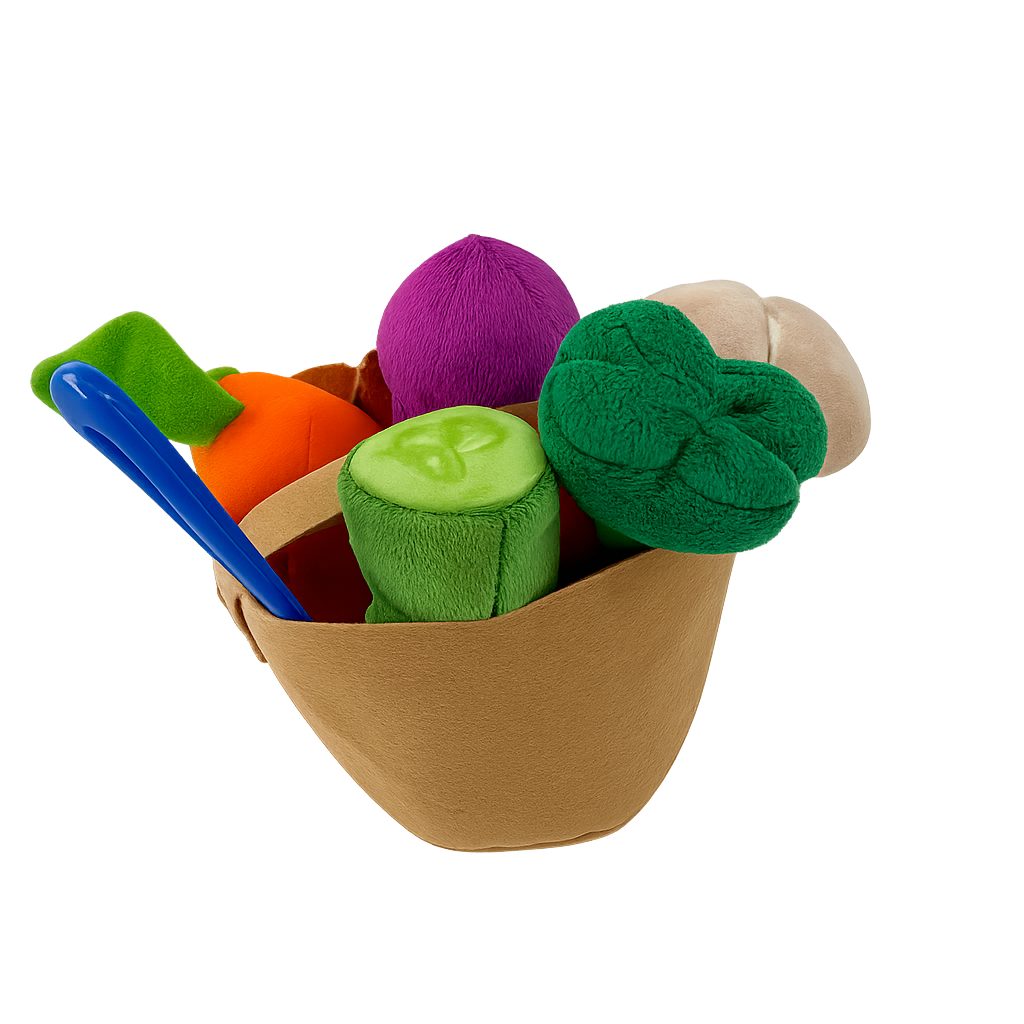 soma Kaufladensortiment Obst- & Gemüsekorb Plüsch Spielset Zubehör Kinderkü günstig online kaufen