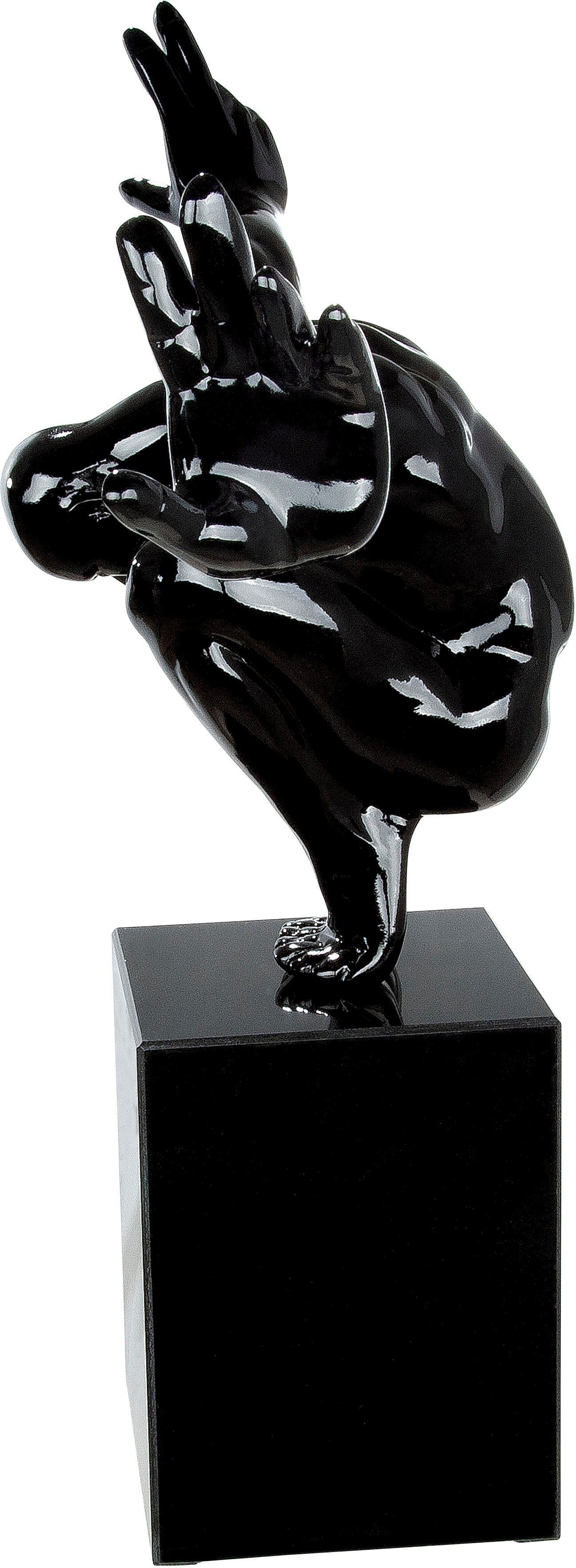 Casablanca by Gilde Cliffhanger St), Skulptur (1 Marmorsäule Skulptur schwarz auf