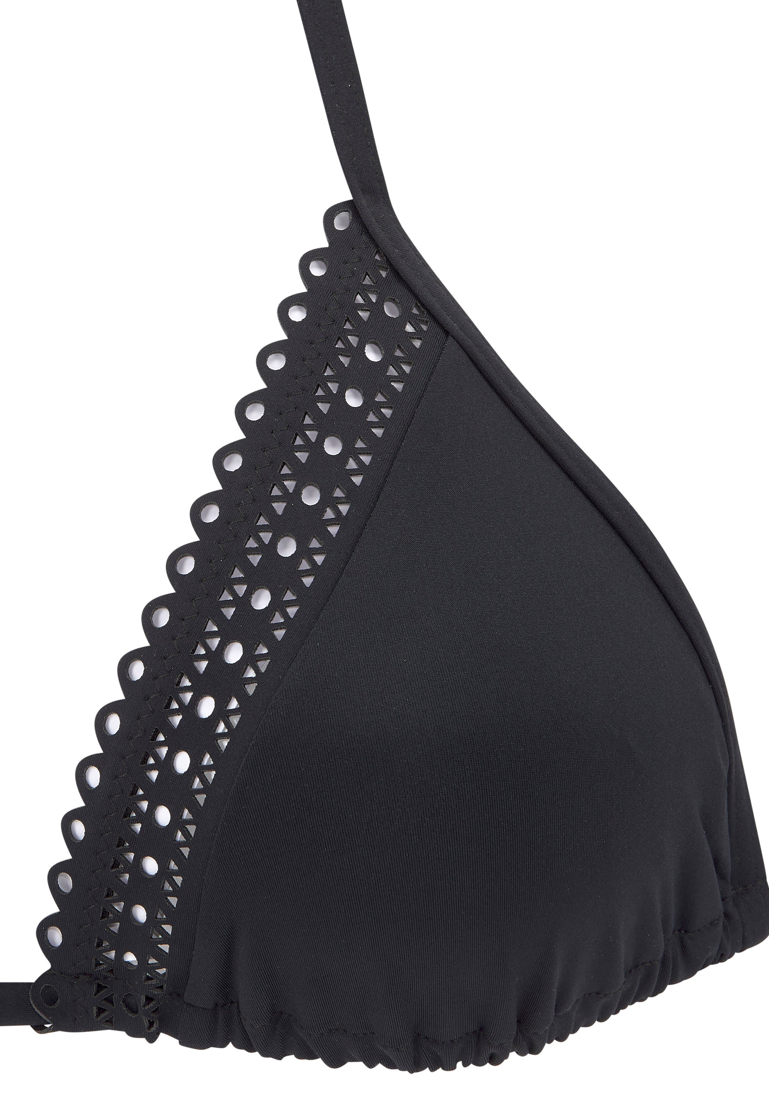 s.Oliver Triangel-Bikini-Top Aiko, mit Häkeloptik