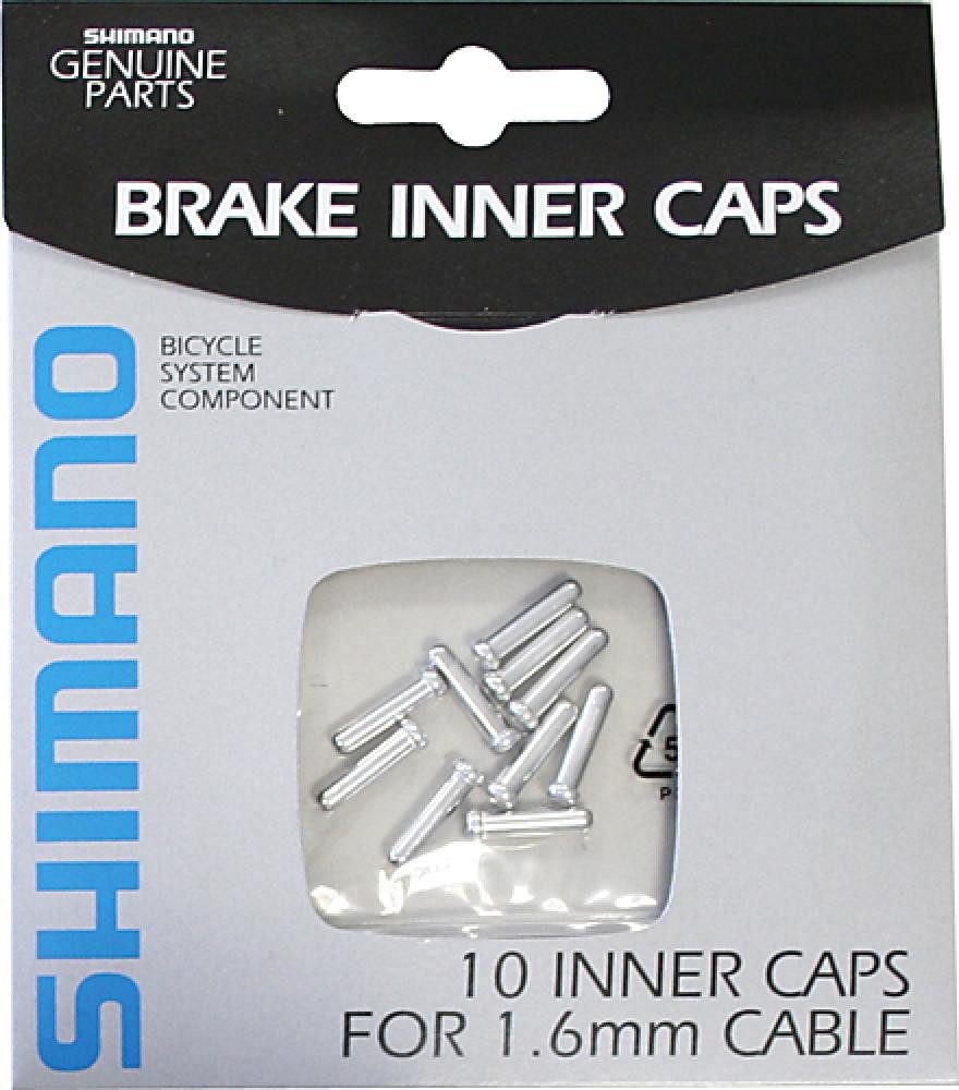Shimano Bremszug SHIMANO 10 Stück. Endkappe Bremszug 1,6 mm Endkappe - 1,6 mm