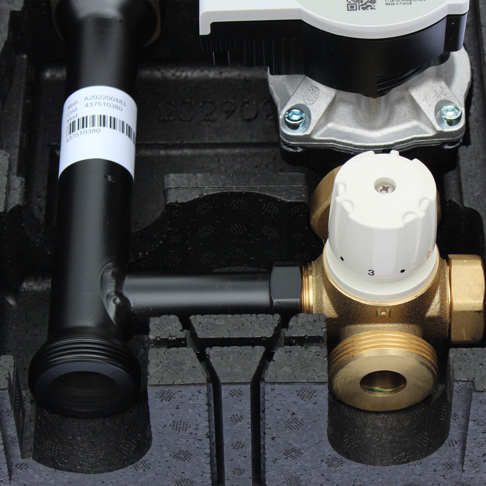 Environ Fußbodenheizung EcoMix EN004 Heizkreispumpengruppe mit Drei-Wege-Mischer, Festwertther