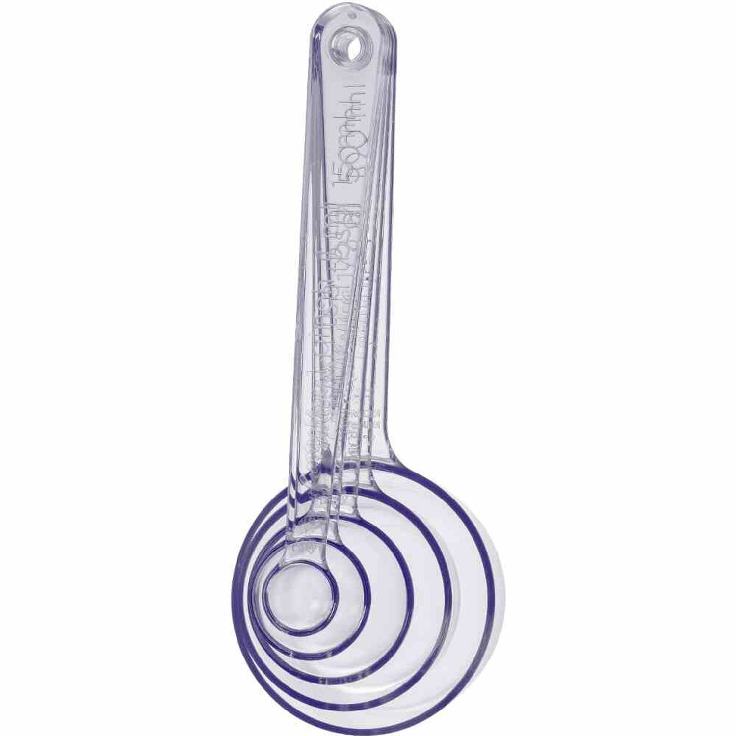 GastroMax Messbecher Messlöffel-Set, 5-teilig, Kunststoff