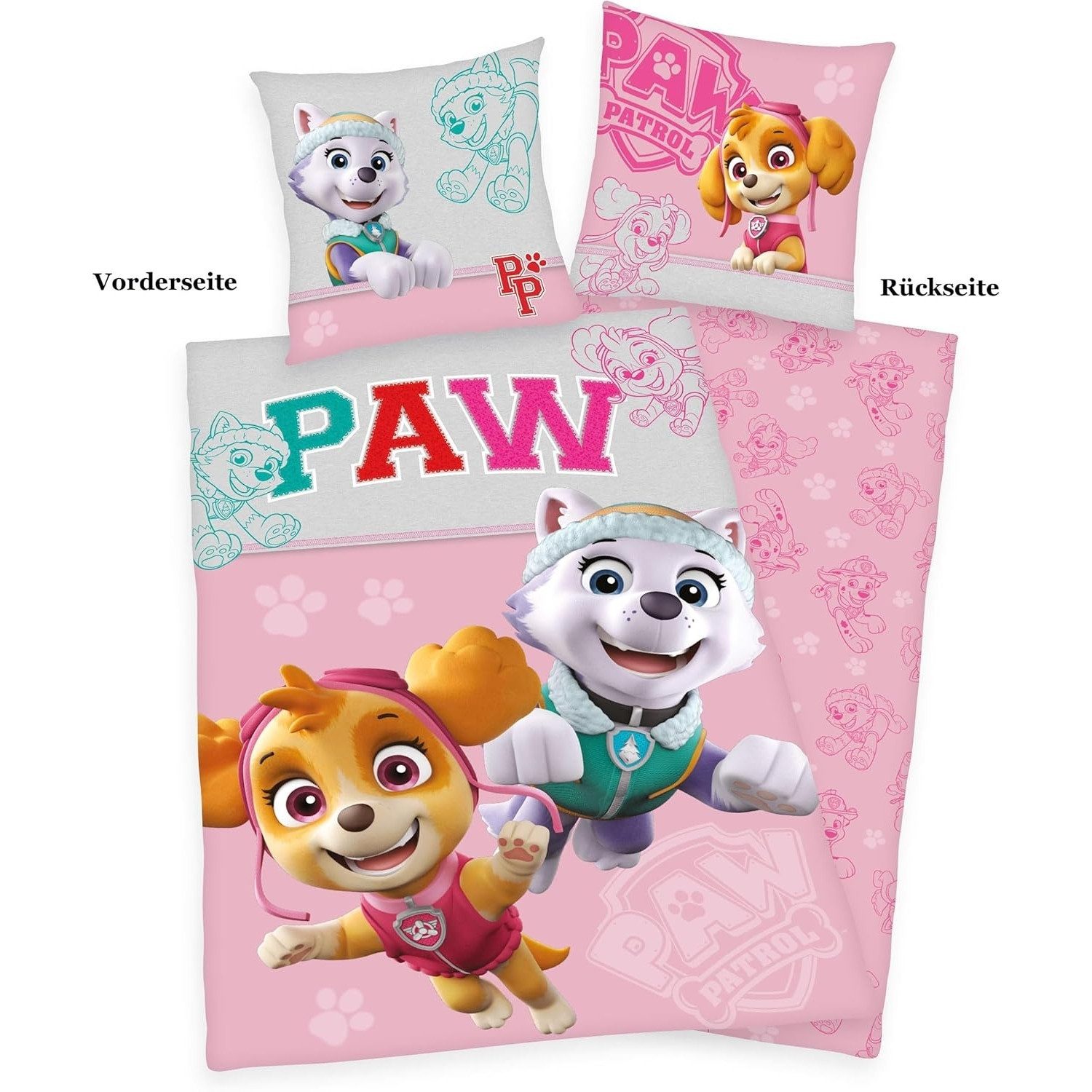 Herding Young Collection Kinderbettwäsche Bettwäsche-Set, Paw Patrol Skye, günstig online kaufen