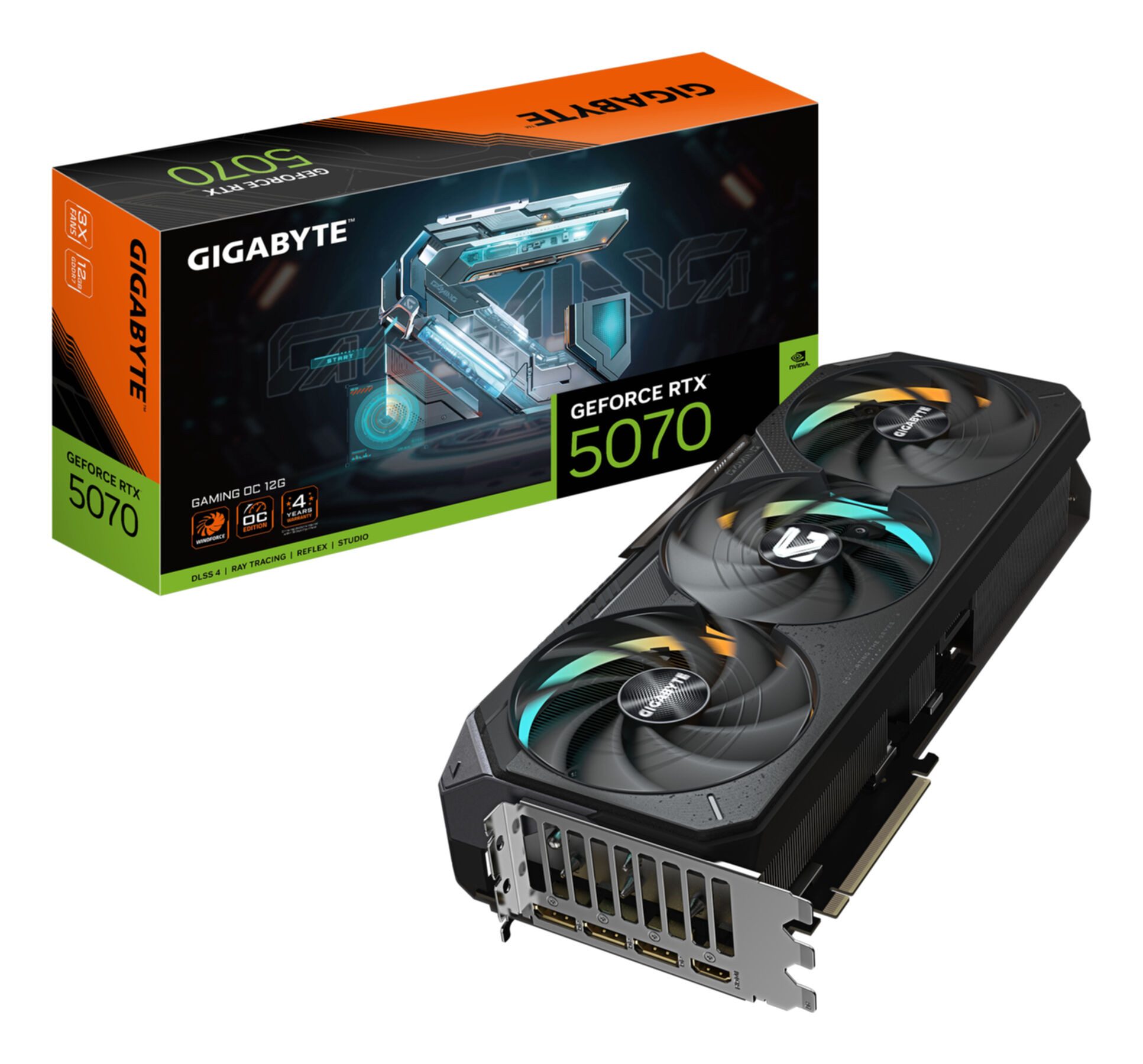 Gigabyte GeForce RTX 5070 Ti GAMING OC 16G Grafikkarte - 16GB GDDR7, 256 Bit, P Grafikkarte