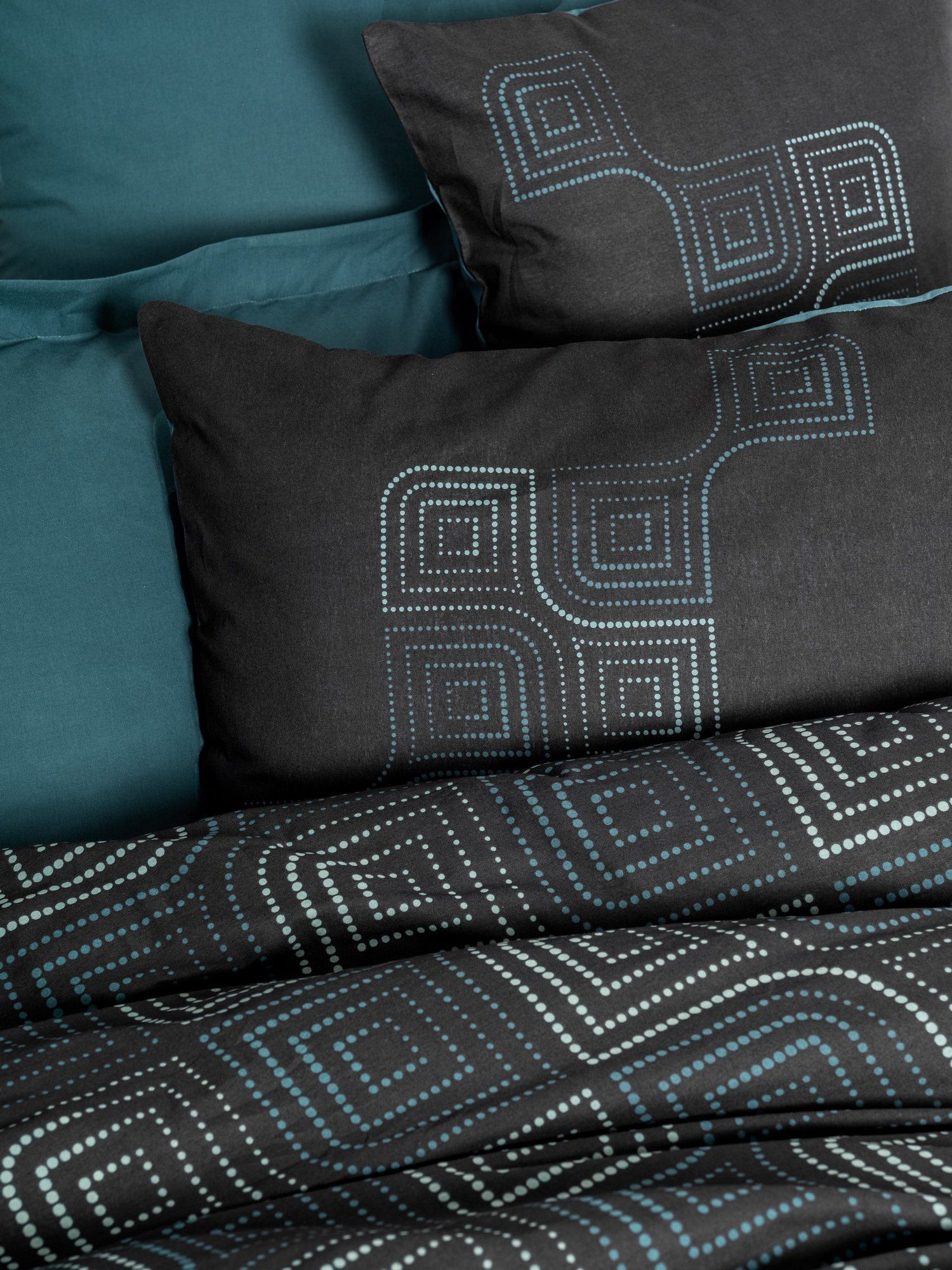 L'Essentiel Maison Bettwäsche Set Relax Petrol Blau, Ranforce, 2 teilig, 10 günstig online kaufen