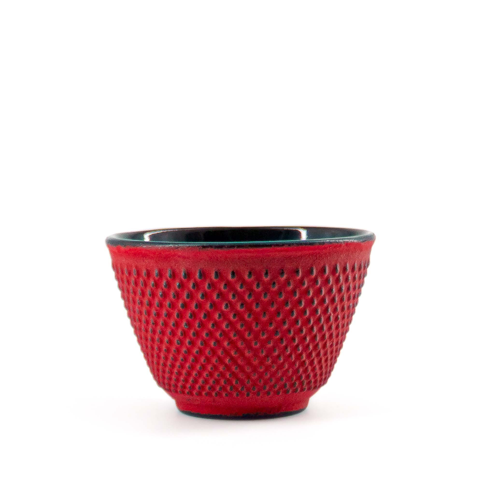 teayumi Tasse ARARE Tetsunoyunomi Gusseisentasse 120 ml Rot