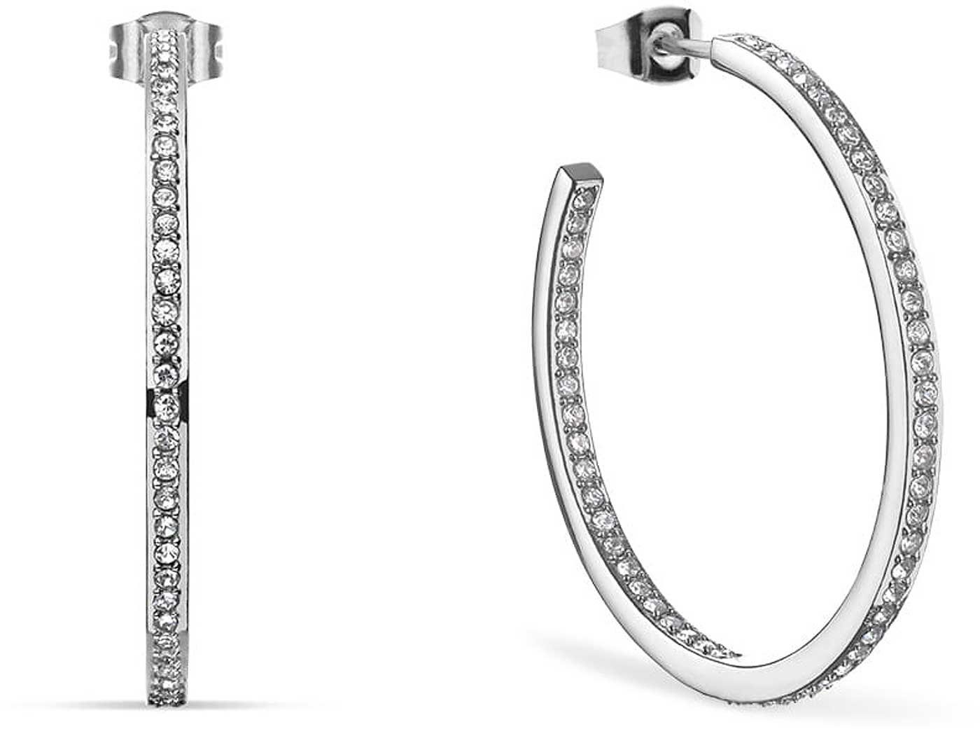 Bering Creolen-Set Kreolen aus Edelstahl mit Steinchen - Bering Jewelry Modell: 731-17-05