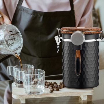 Gontence Kaffeedose Luftdicht Edelstahl 1,8L