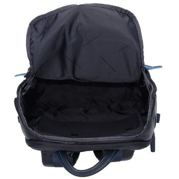 Piquadro Laptoprucksack Blue Square Revamp, Leder