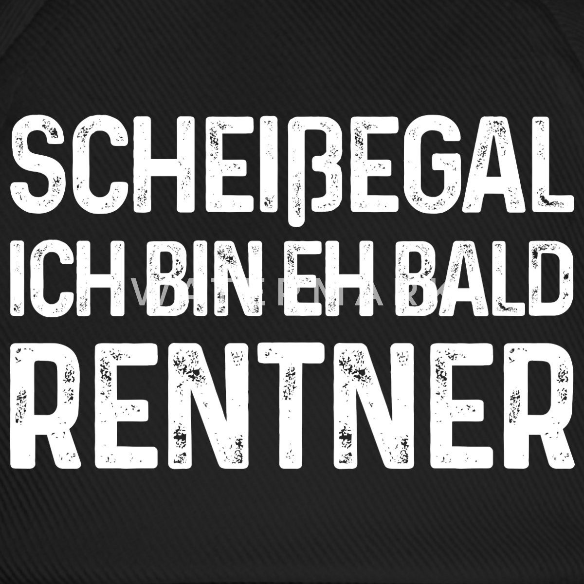 Spreadshirt Baseball Cap Egal Ich Bin Eh Bald Rentner Geschenk Zur Rente Baseballkappe (1-St)