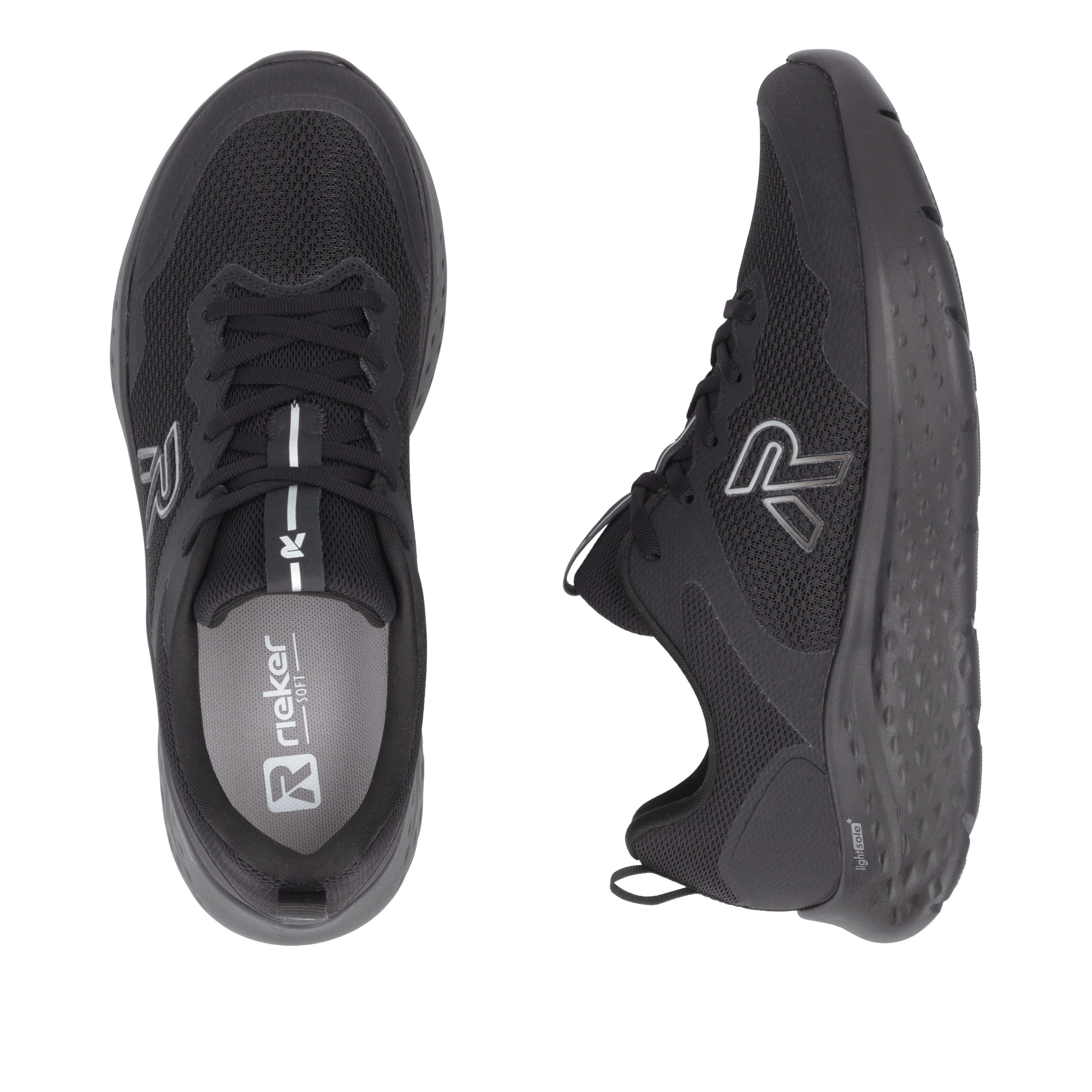 Rieker Sport Plateausneaker Sport-Sneaker, Halbschuh, Schnürschuh, Freizeitschuh mit Plateau