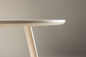 BOURGH Esstisch PLAZA Esszimmertisch ⌀100x75 rund - Dining Table in whitewash