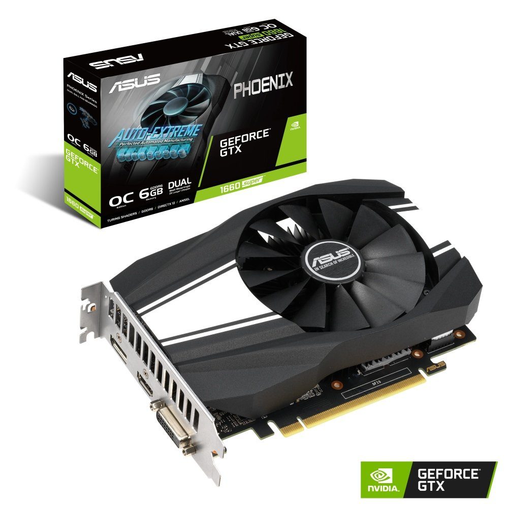 Asus »VGA Asus GeForce® GTX 1660 Super 6GB Phoenix OC« Grafikkarte (6 ...