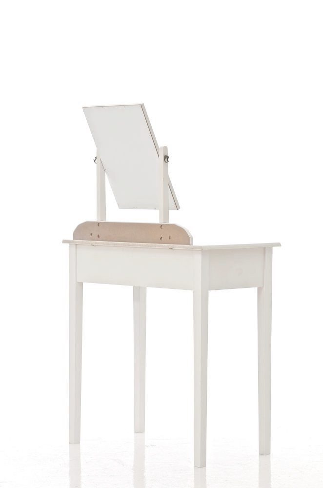 TPFLiving Schminktisch Dianora (Pflegeleicht und langlebig, Moderner Tisch mit praktischer Nutzung in stilvoller Optik), Maße (TxBxH): 41 x 72 x 76cm - Farbe: weiß