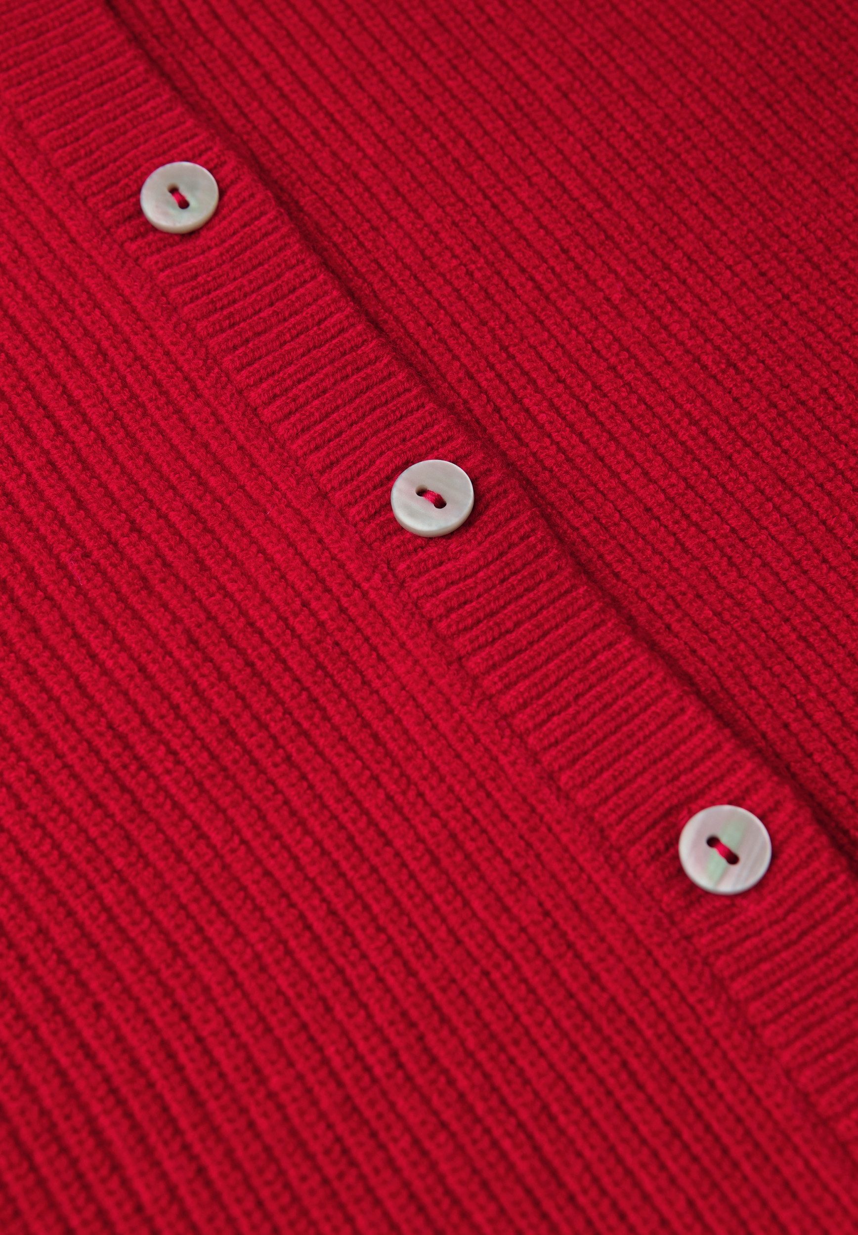 STREET ONE Strickjacke -Street One ärmellose Cardigan Rundhalsausschnitt günstig online kaufen