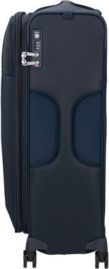 Samsonite Weichgepäck-Trolley D'Lite, Midnight Blue, 71 cm, 4 Rollen, Reisekoffer Großer Koffer Aufgabegepäck mit Volumenerweiterung