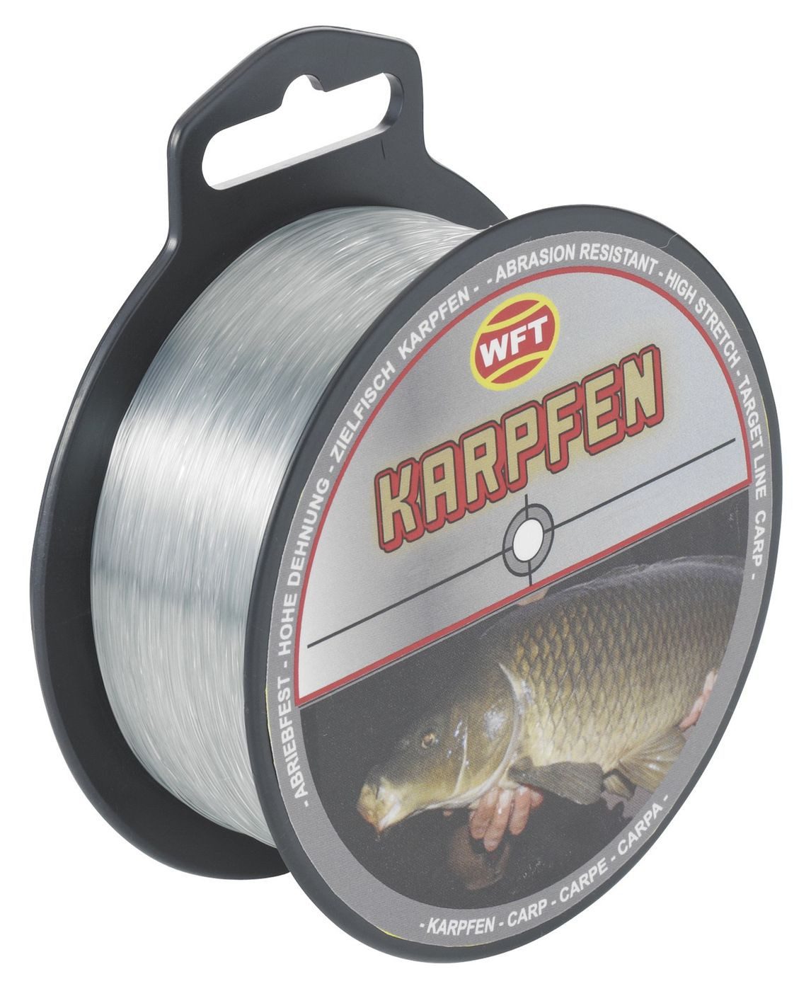 Angelschnur WFT Zielfisch Karpfen 400m grau - Angelschnur