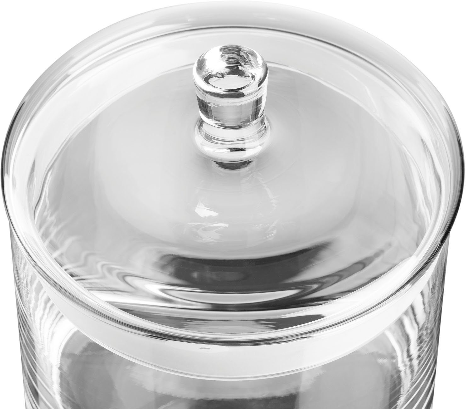 LEONARDO Vorratsglas TOP, Glas, Silikon, (1-tlg), handgefertigt, mit Deckel