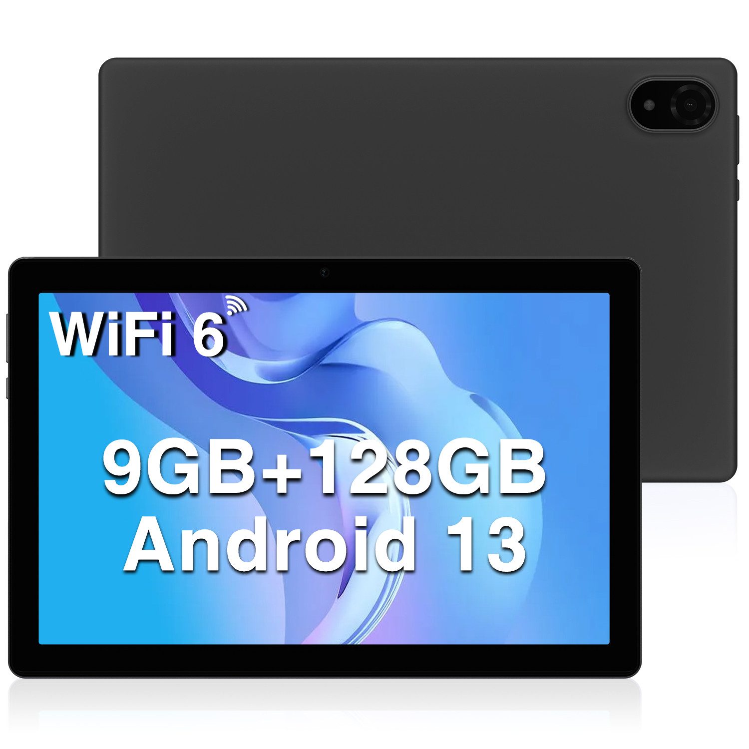 DOOGEE U10 Tablet (10", 4 GB, 10.1" IPS HD, 4GB+128GB, Android 13.0, Widevine L1)
