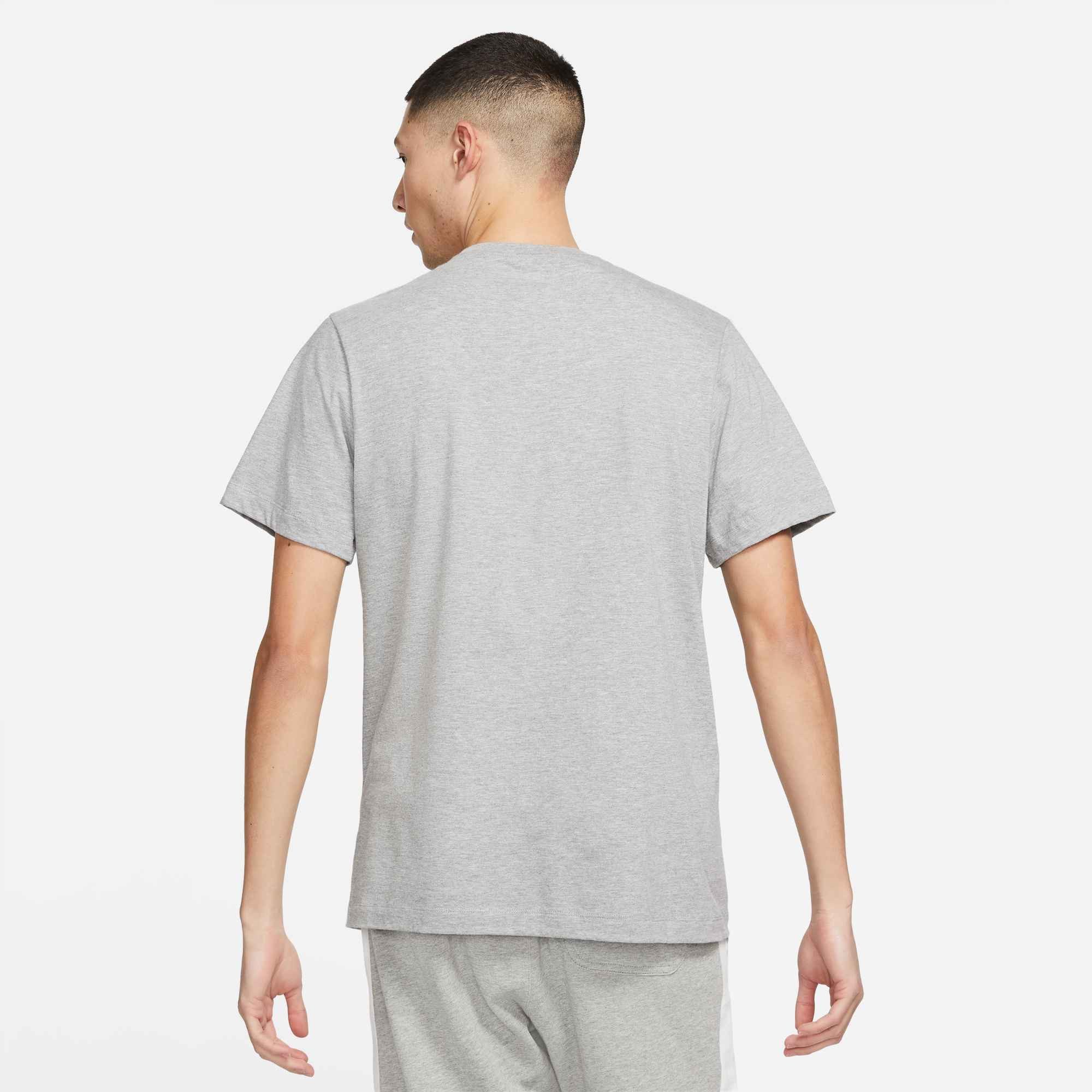 Nike Sportswear T-Shirt M NSW TEE ICON SWOOSH mit auffälliger Grafik auf der Brust, Kurzarm-Design, aus Baumwolle