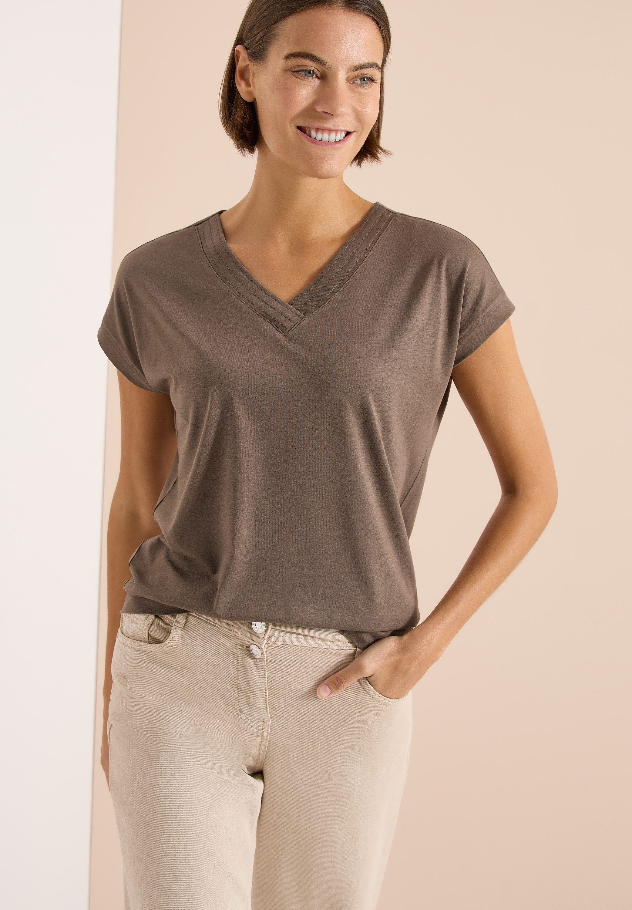 CECIL V-Shirt Jersey