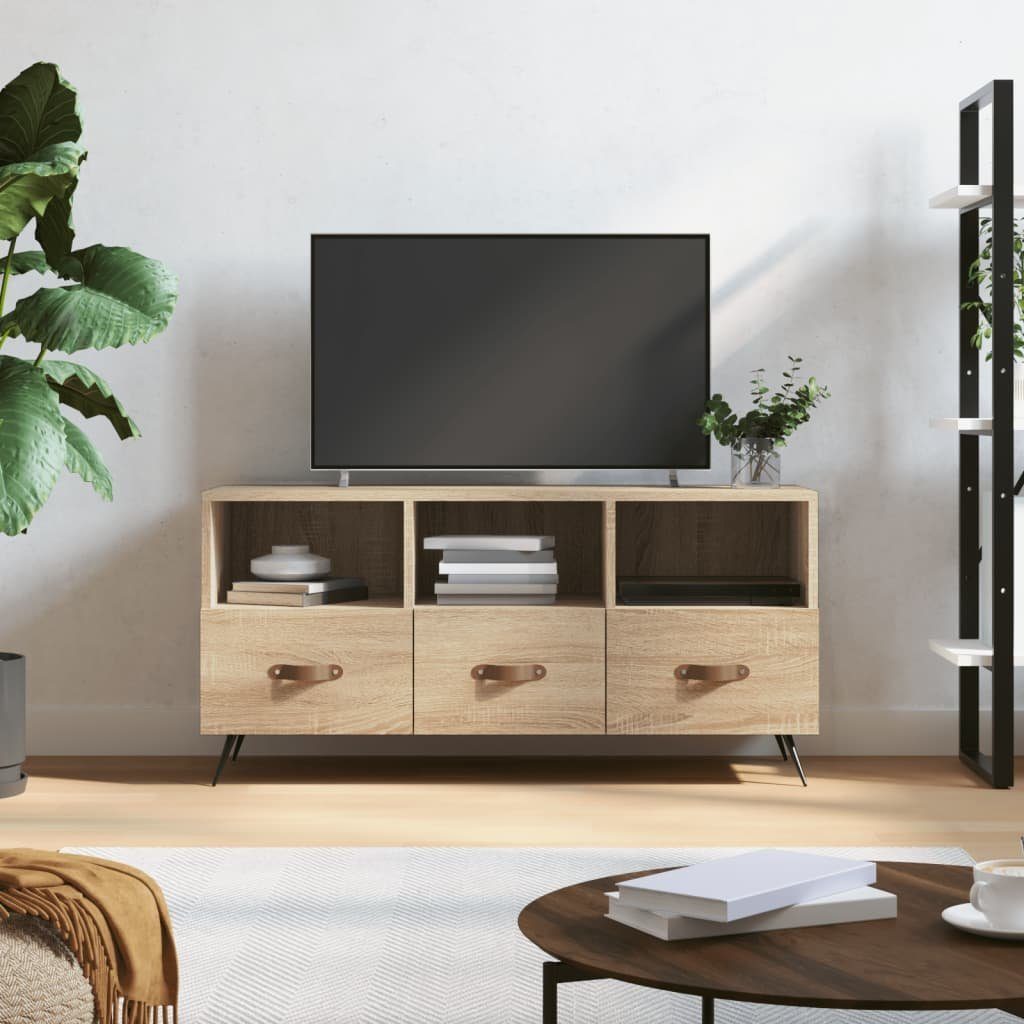 Holzwerkstoff TV-Schrank cm (1-St) TV-Schrank Eiche vidaXL 102x36x50 Sonoma Sonoma-Eiche
