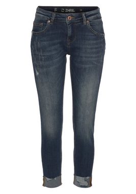 Zhrill 7/8-Jeans NOVA mit Kontrast Details, zum Krempeln