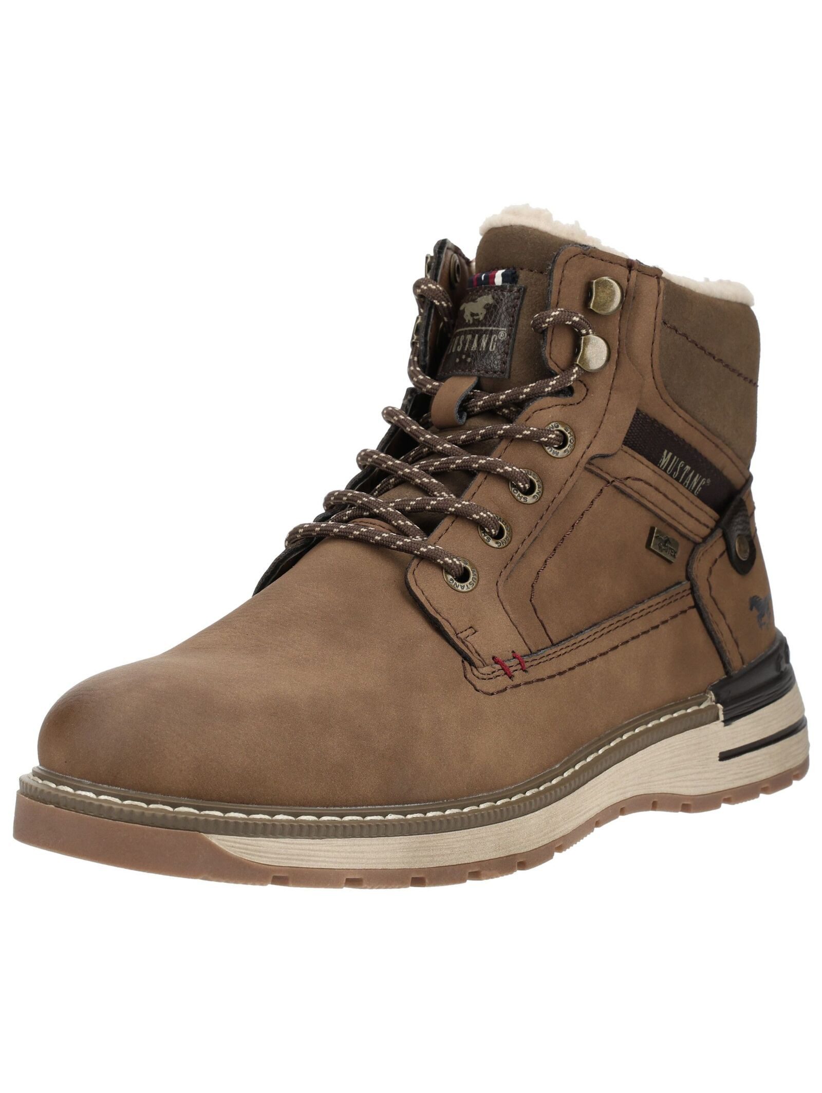 Mustang Shoes Mustang Shoes Stiefelette Lederimitat Schnürstiefelette