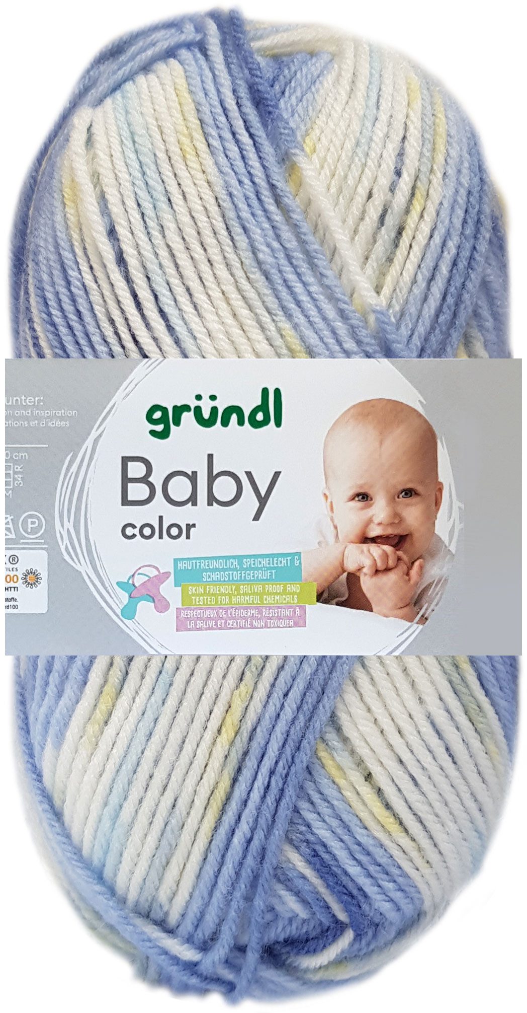 Gründl 50 Gramm Gründl Baby Color Bastelgarn