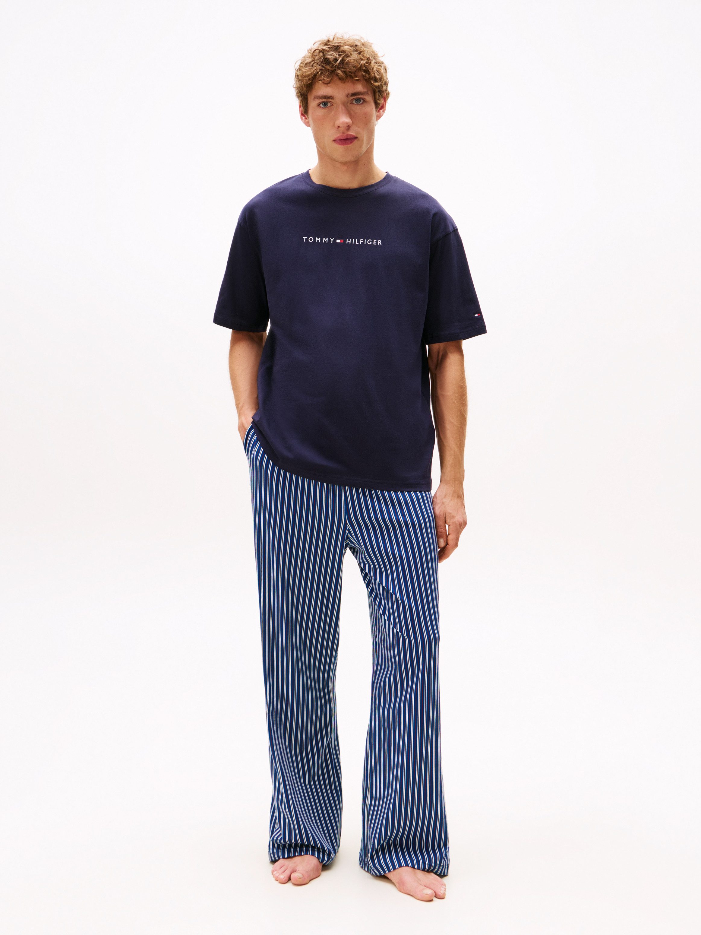 Tommy Hilfiger Underwear T-Shirt TEE CONT. LOGO mit Rundhals, normale Passform