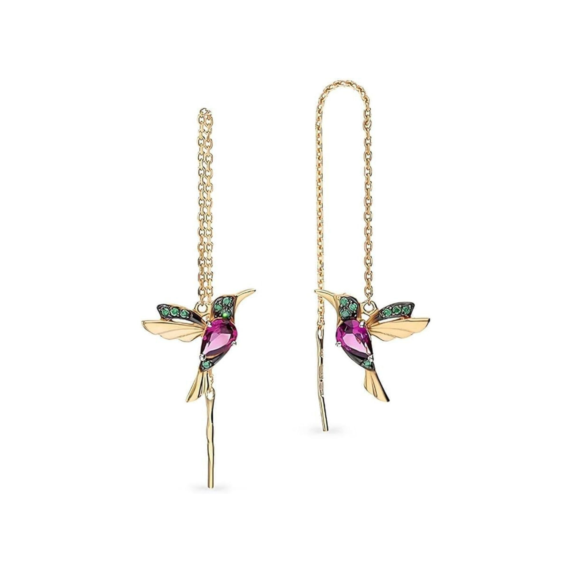 Einzelstück Kette mit Anhänger Einzelstück Kolibri Halskette, 925 Sterling günstig online kaufen