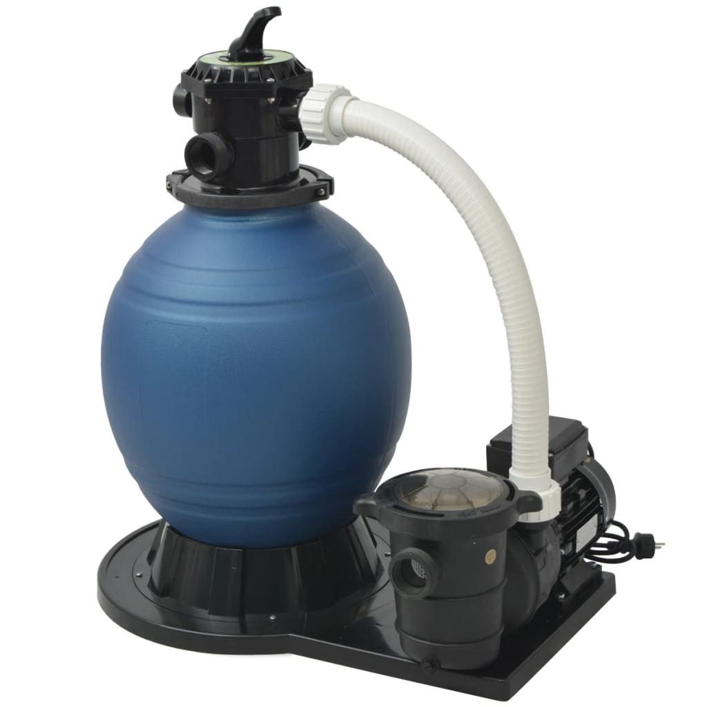 vidaXL Kartuschen-Filterpumpe Sandfilterpumpe 1000 W 16800 L h XL