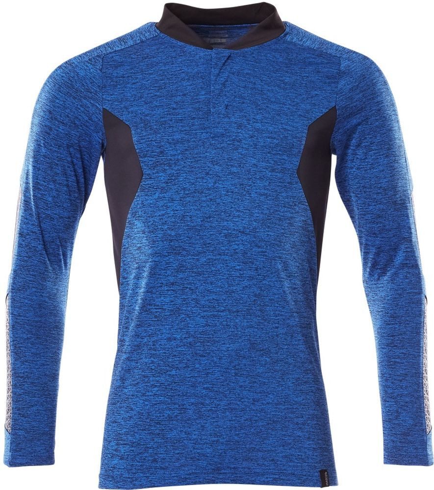 Azurblau meliert/Schwarzblau