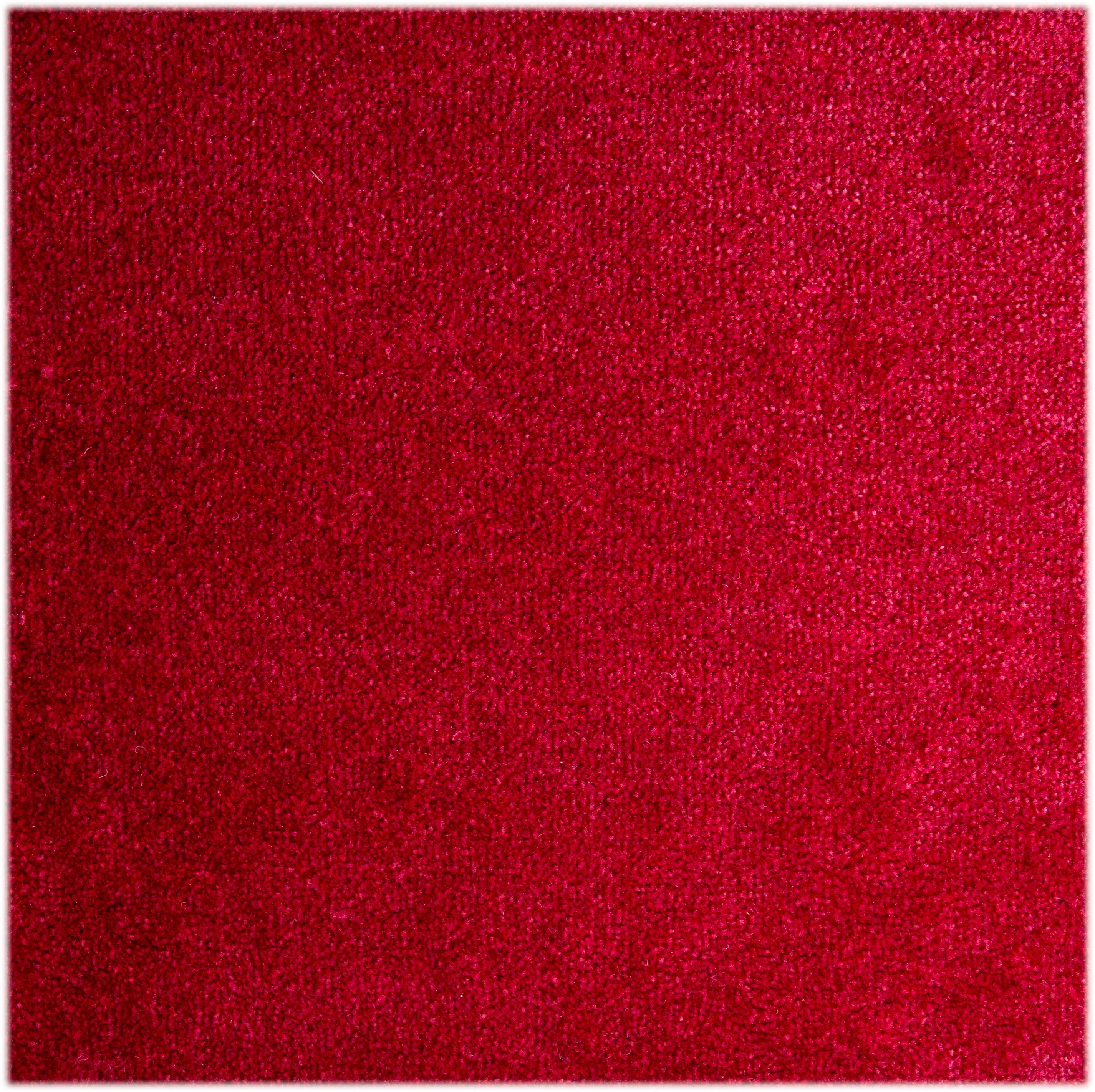 Teppichboden Velours Levin, Andiamo, rechteckig, Höhe: 10 mm, Uni Farben, Breite 400cm oder 500 cm, weiche Qualität, strapazierfähig rot