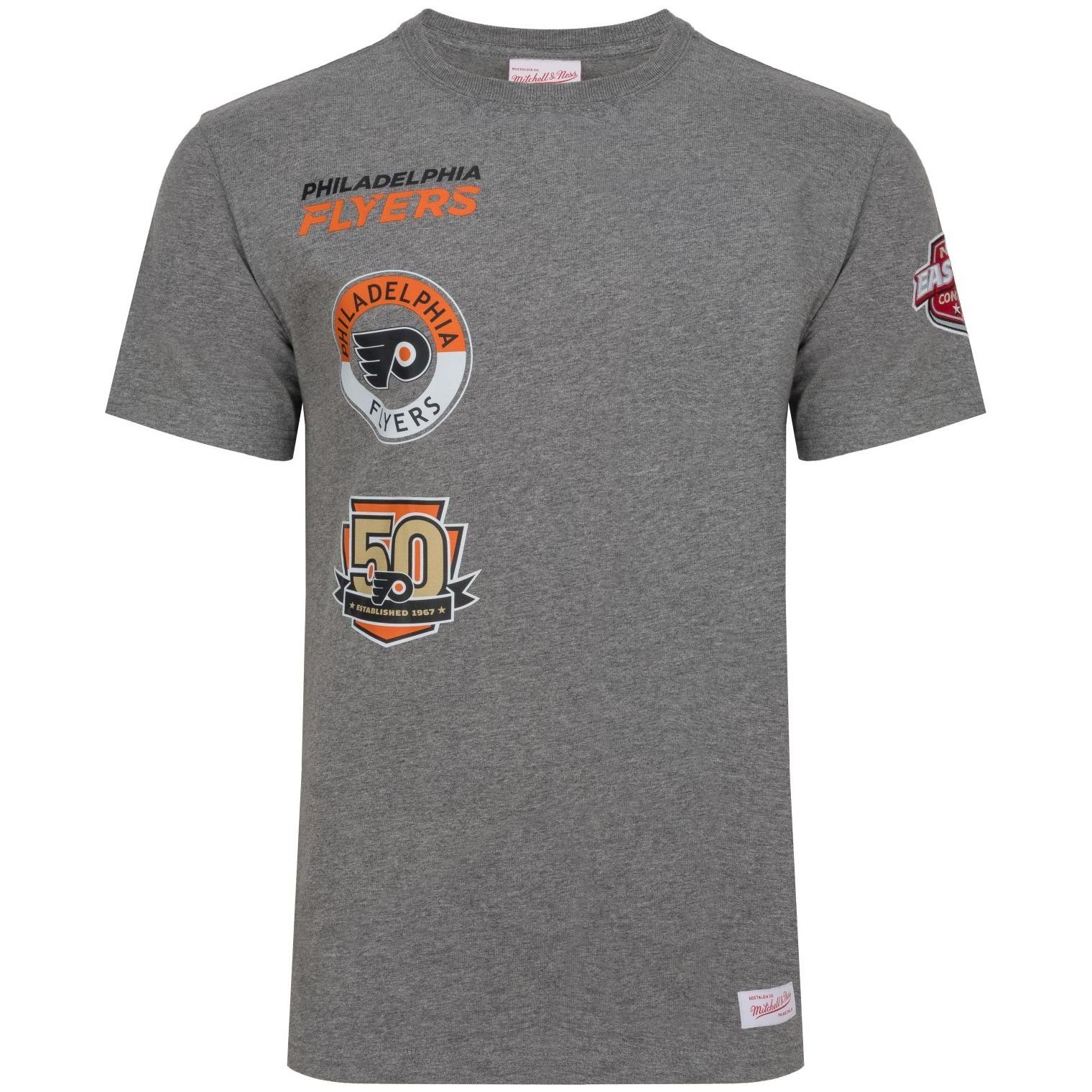 Ness CITY Philadelphia HOMETOWN Flyers Print-Shirt Mitchell &