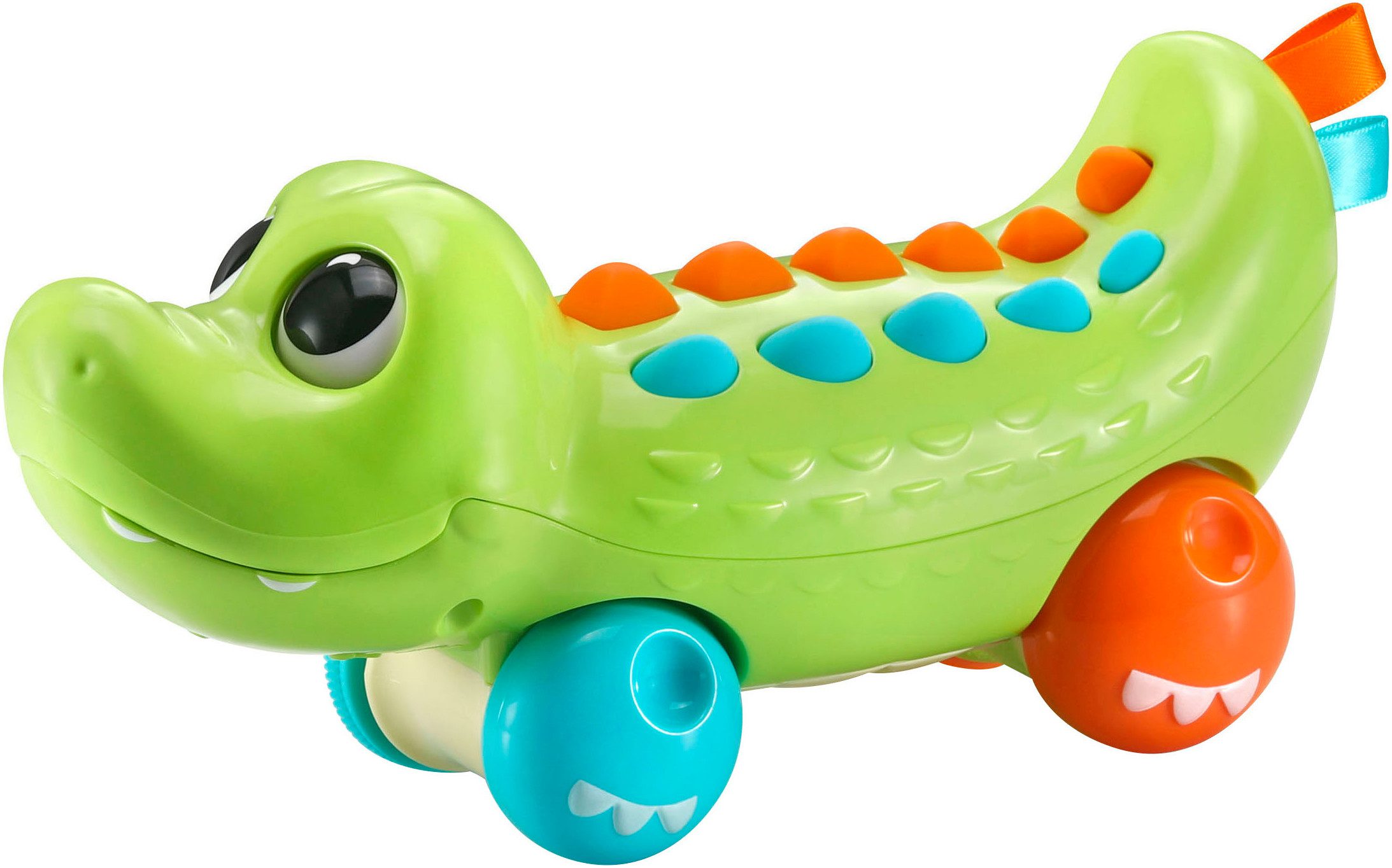 Vtech® Lernspielzeug Babys Lernspaß-Krokodil, mit Licht und Sound