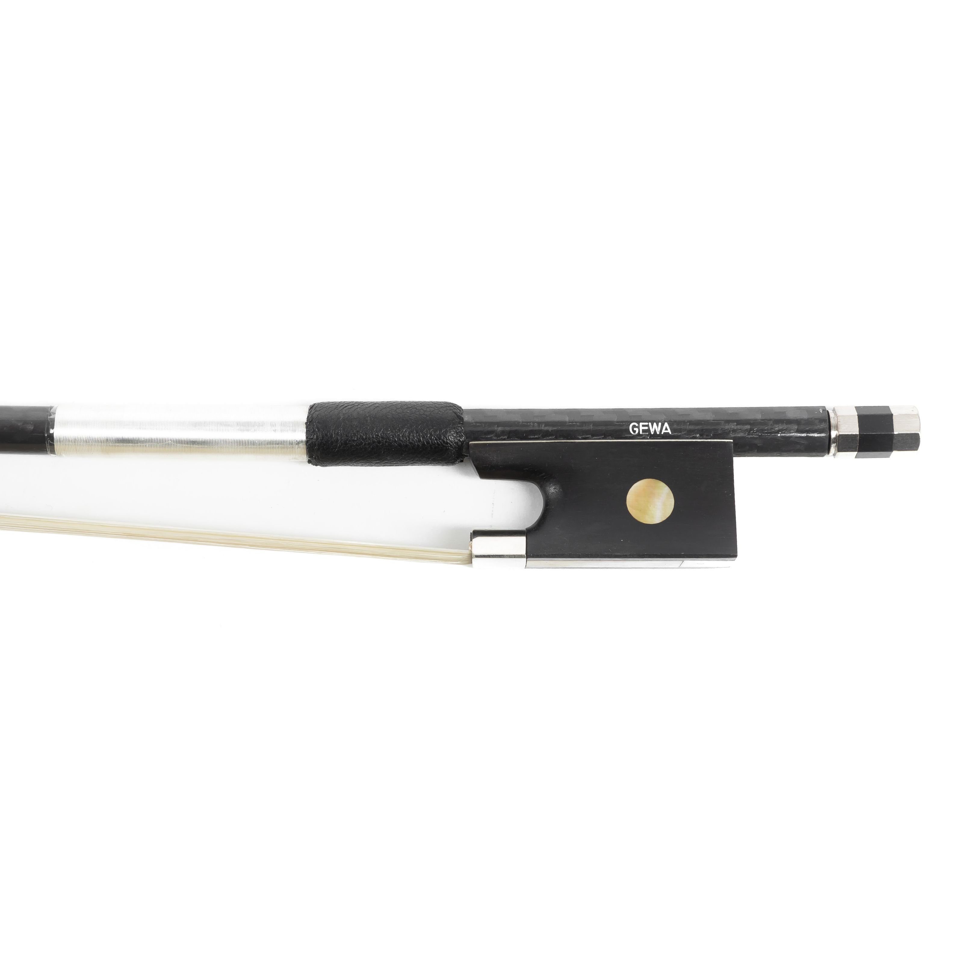 Gewa Plektrum, Violinbogen Carbon Advanced 4/4 rund - Bogen für Violinen