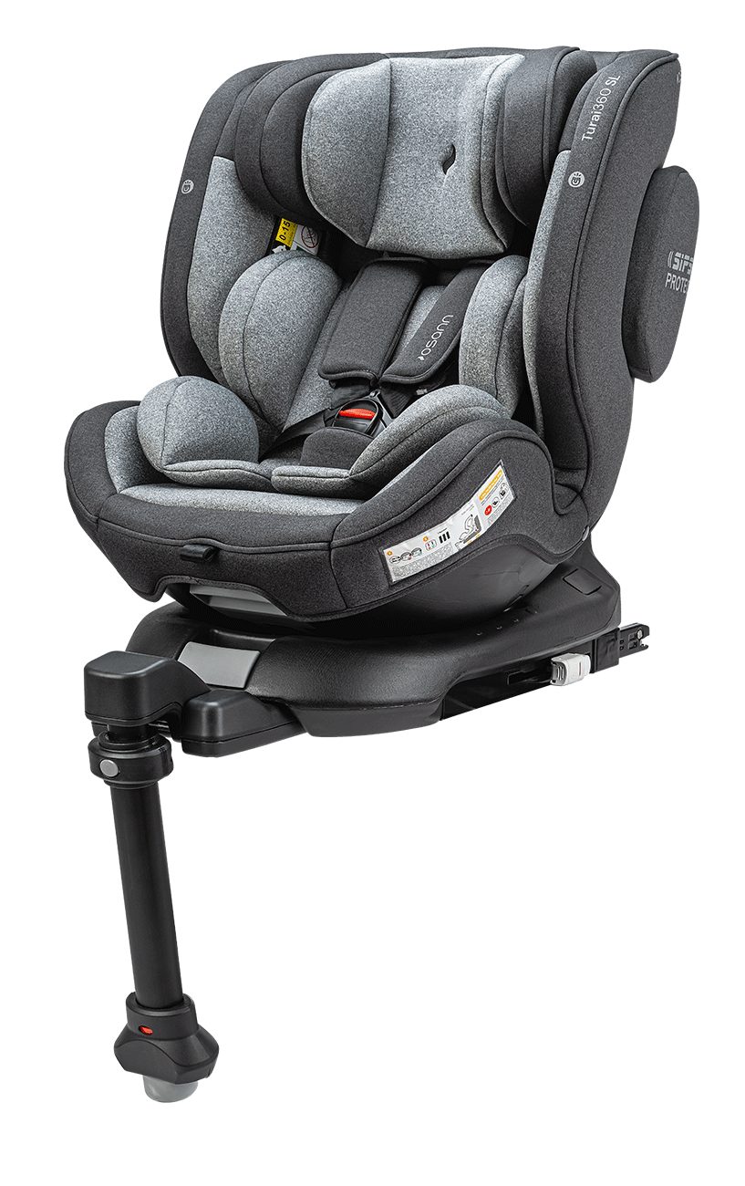 Osann Autokindersitz Turai360 SL, ab: Geburt, drehbarer Reboarder mit Isofix und Standfuß - 40-105 cm