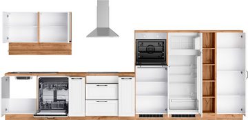 Kochstation Küche KS-Lana, 440 cm breit, wahlweise mit oder ohne E-Geräte