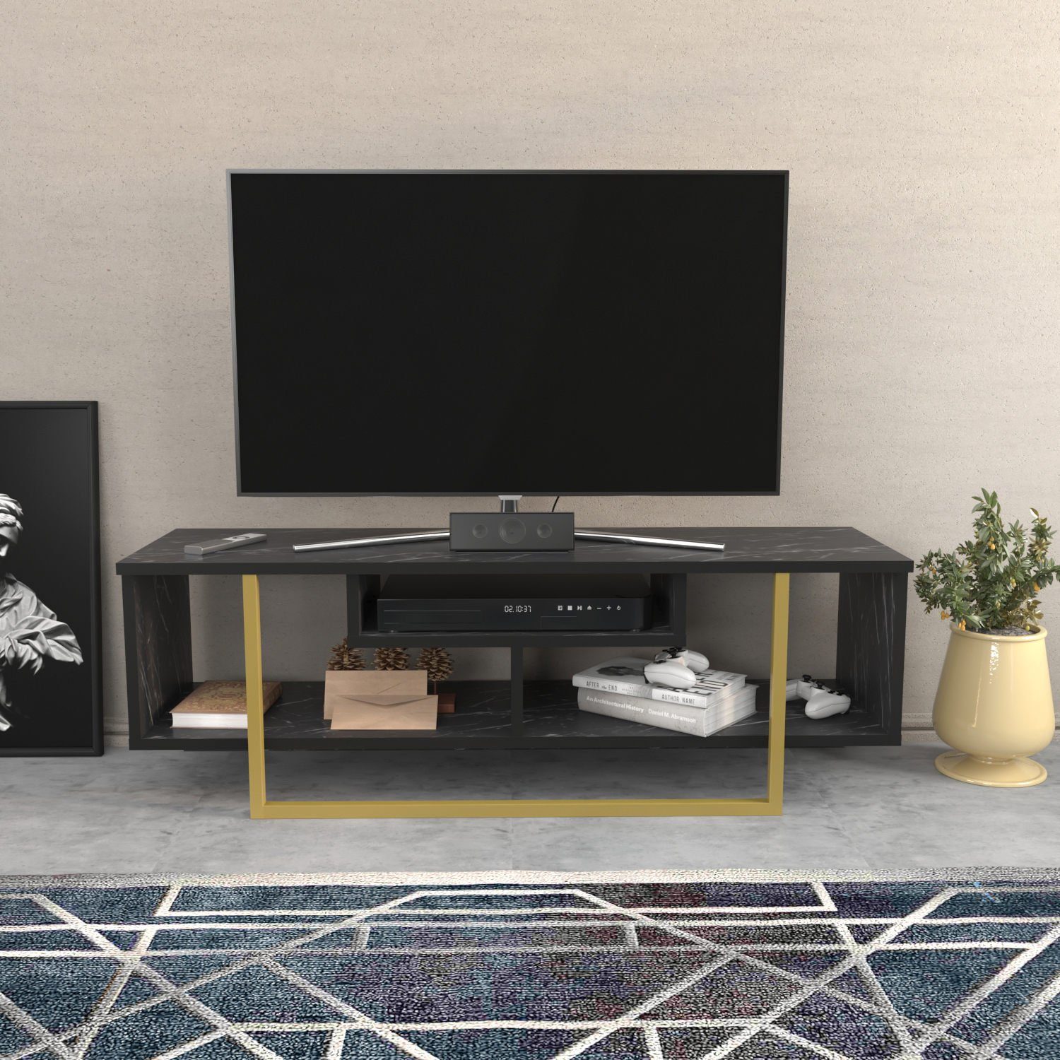 [Übersee-Standard] Skye Decor TV-Schrank Schränke, 40,2x120x35,2 cm, 100% Melaminbeschichtete Partikelplatte
