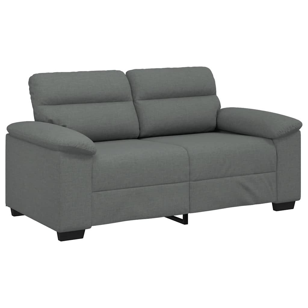 vidaXL Sofa 2-Sitzer-Sofa Dunkelgrau 120 cm günstig online kaufen