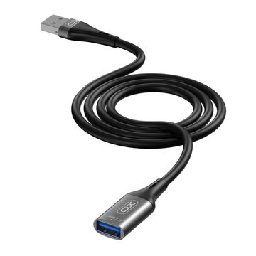 XO NB220 Verlängerungskabel USB 3.0 Kabeladapter USB Kabel Schwarz 2m USB-Adapter, 200 cm