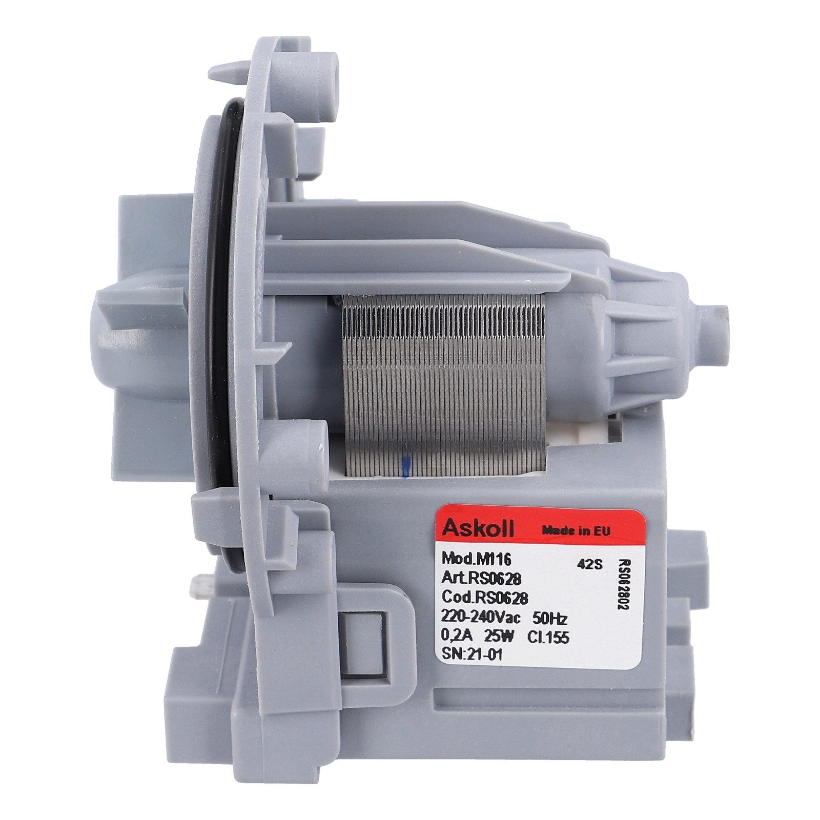 easyPART Elektropumpe wie EUROPART 10095117 Ablaufpumpe wie LG, Waschmaschine