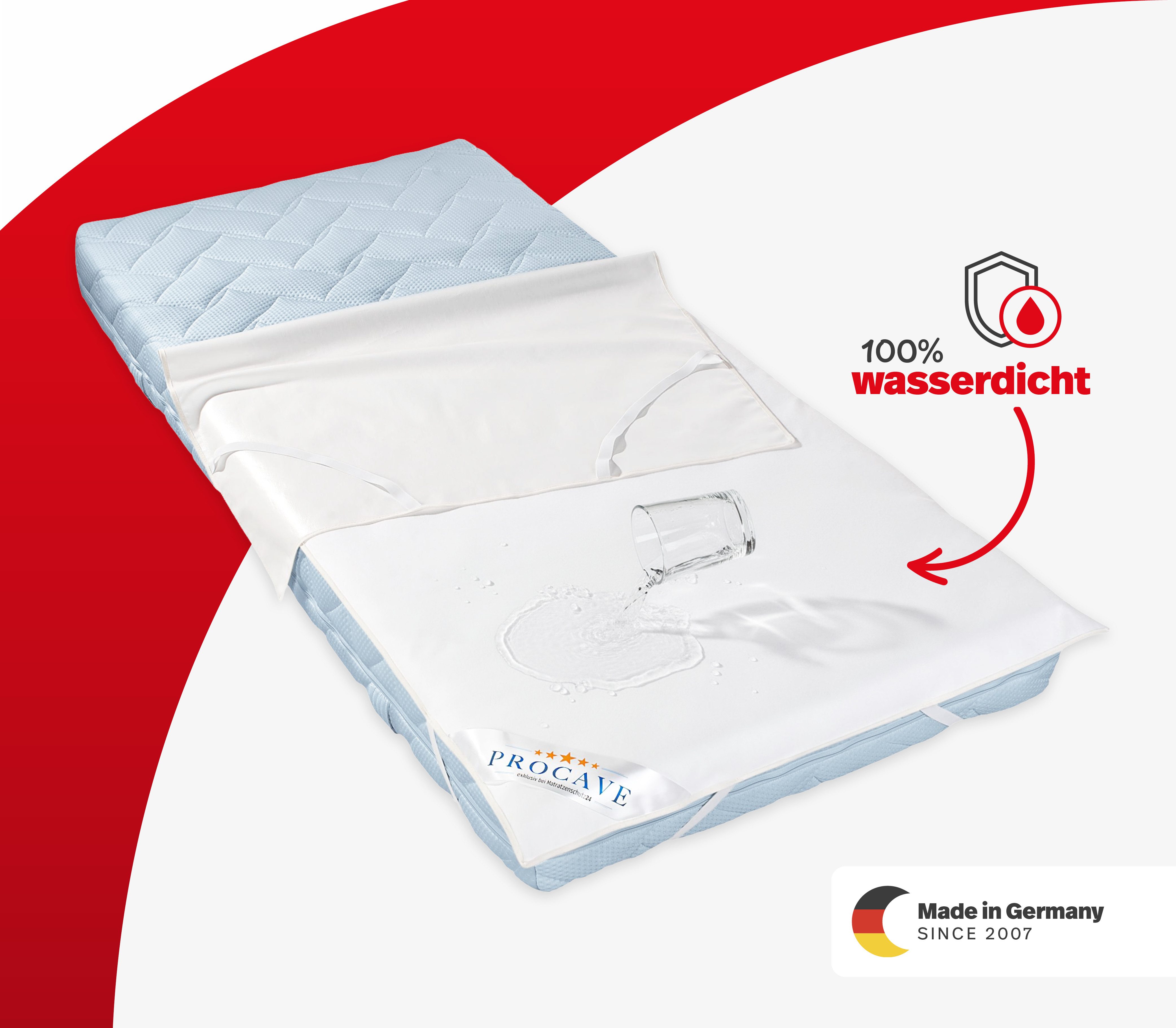 Matratzenauflage wasserdicht atmungsaktiver Matratzentopper Made in Germany günstig online kaufen