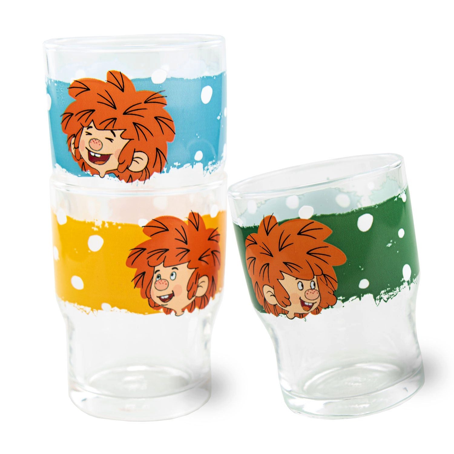 Bavariashop Gläser-Set ®Pumuckl Kinder Trinkglasset