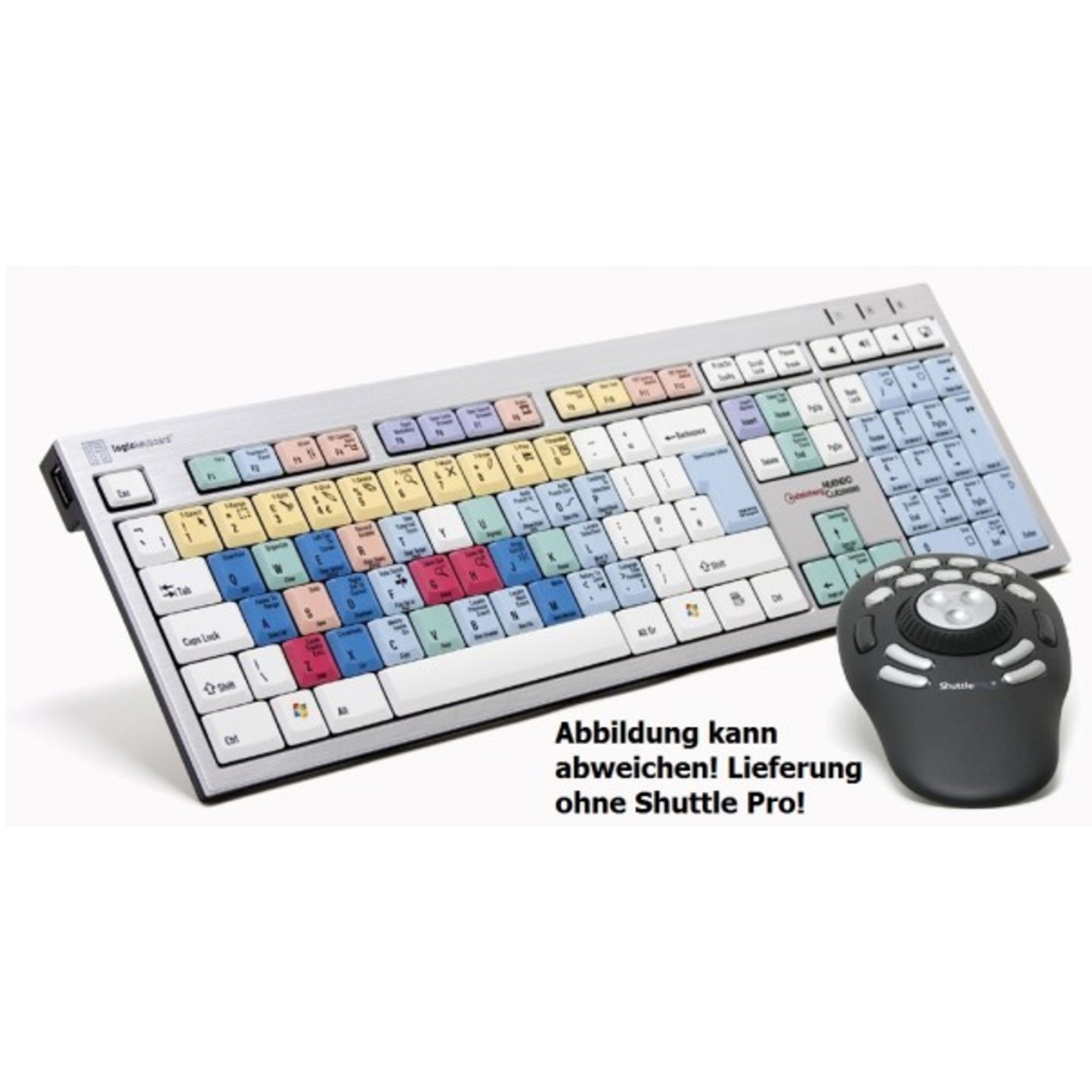 Logickeyboard Apple-Tastatur (Cubase/Nuendo Keyboard dt. PC / Slim - Apple Zubehör)