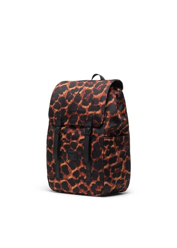 Herschel Rucksack Retreat™ Small Digi Leopard - braun/schwarz 17 Liter