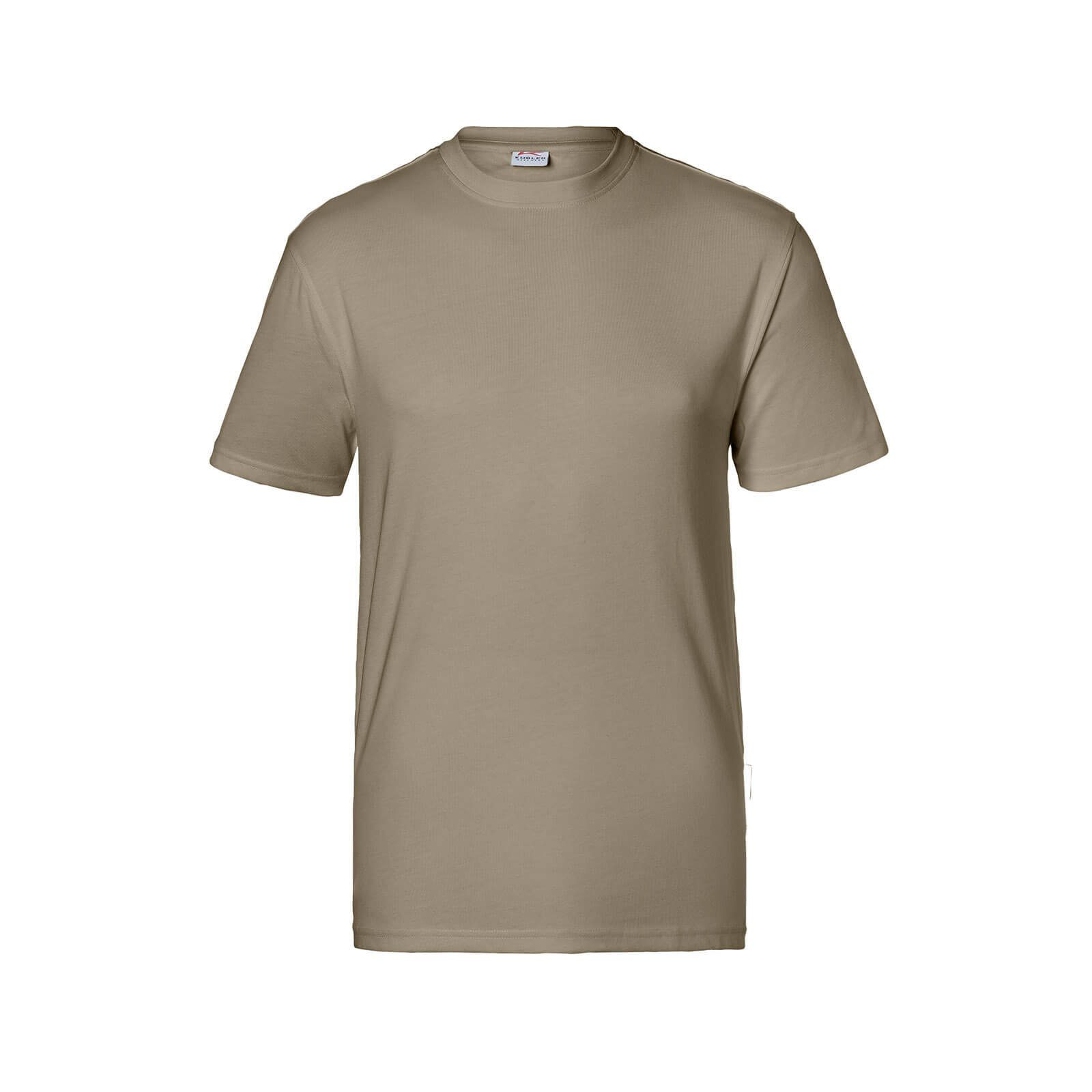 Kübler T-Shirt Kübler Shirts T-Shirt sandbraun