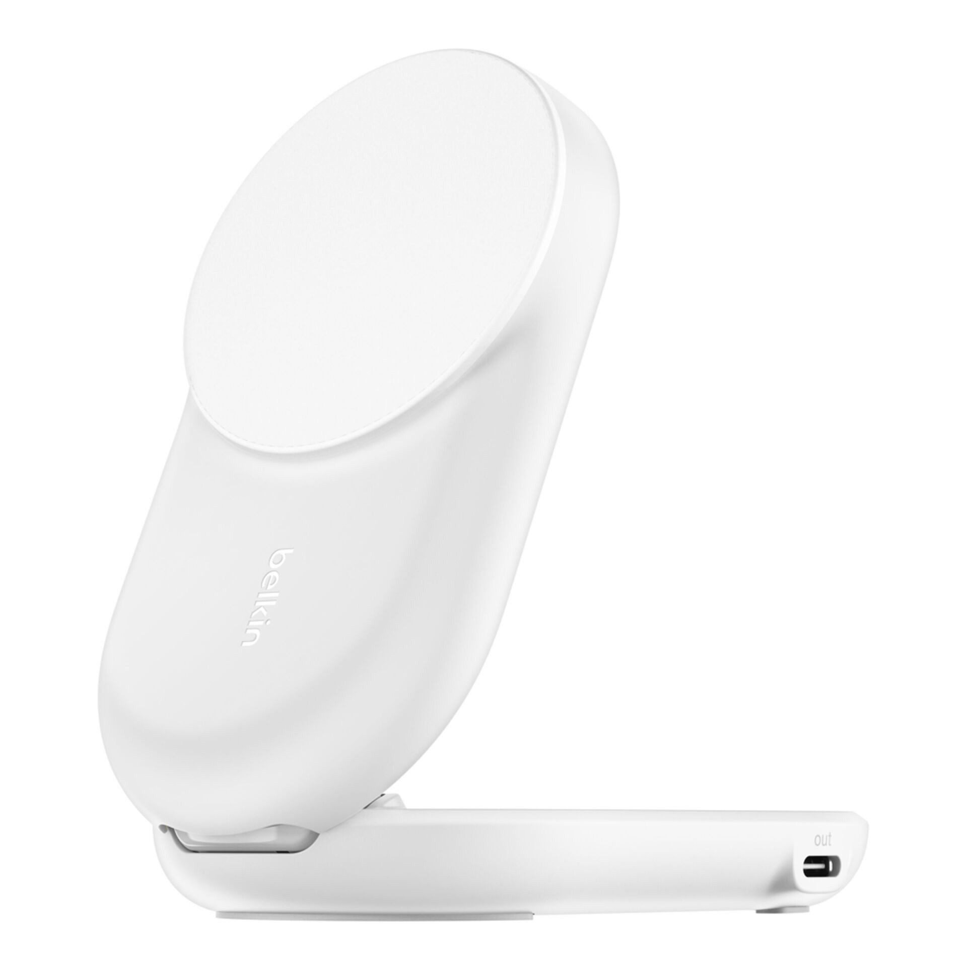 Belkin UltraCharge Faltbare magnetische 2-in-1-Ladestation mit Qi2 25W Wireless Charger