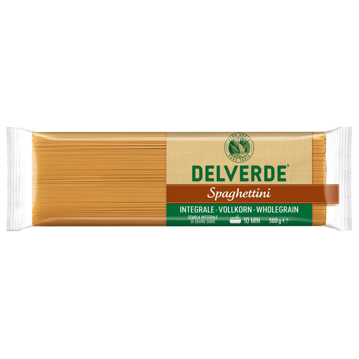 DELVERDE Nudeln, Delverde Vollkorn Spaghettini Integrale Vollkorn Nudeln 500g